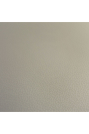   Gray Leather Rectangular Ottoman | Oroa.com