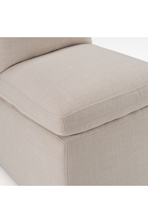   Beige Wheeled Dining Chair | Oroa.com