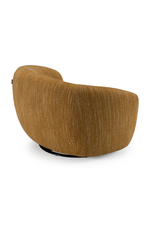   Yellow Curved Swivel Chair | Oroa.com