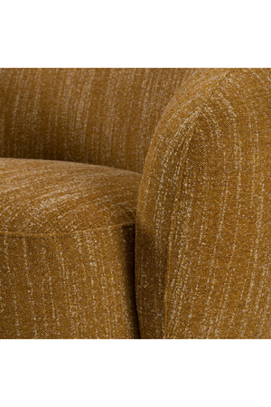  Yellow Curved Swivel Chair | Oroa.com