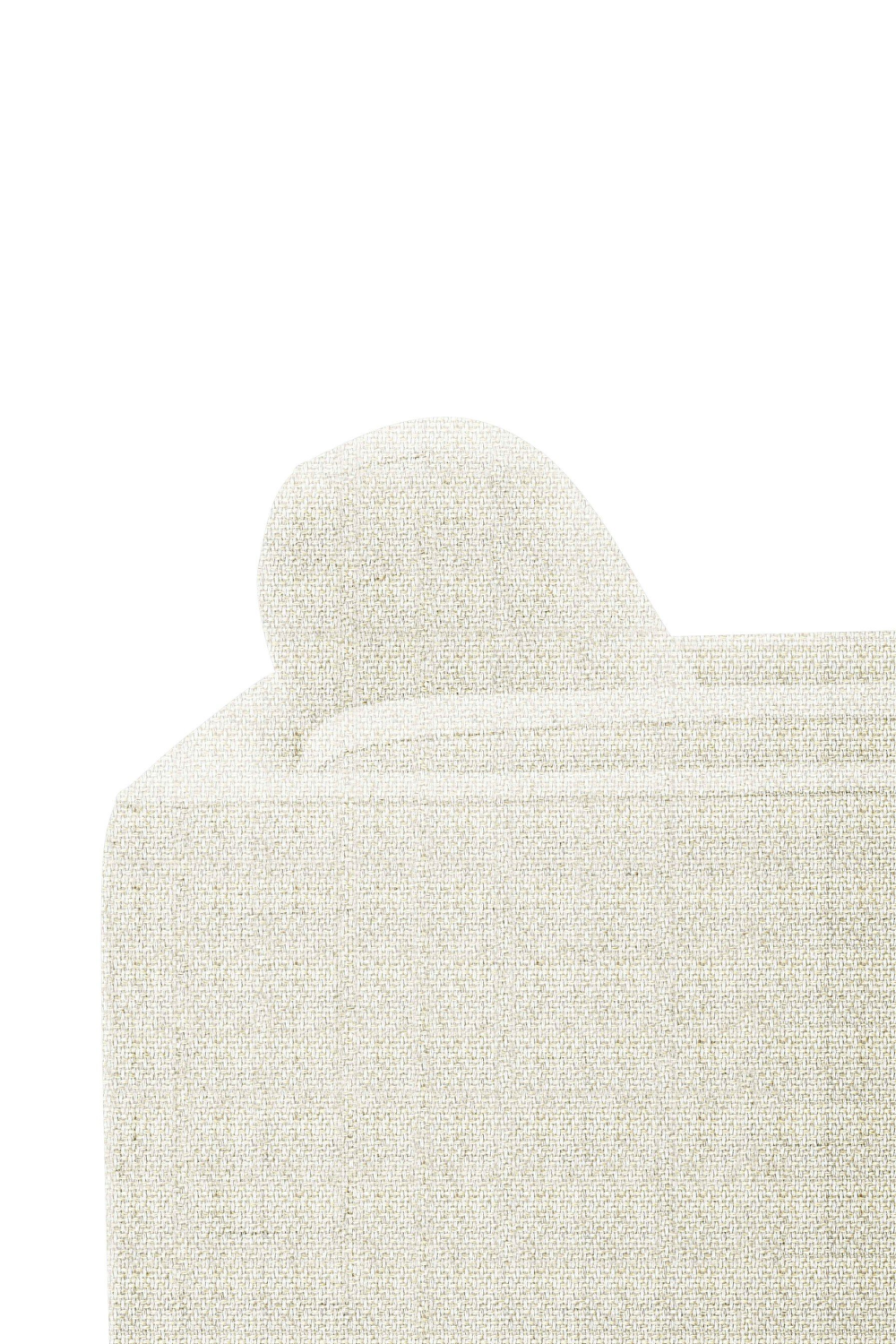   White Square-Armed Lounge Chair | Oroa.com