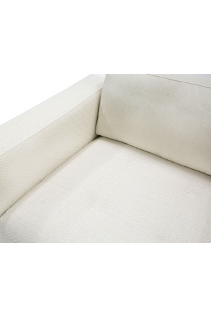   White Square-Armed Lounge Chair | Oroa.com