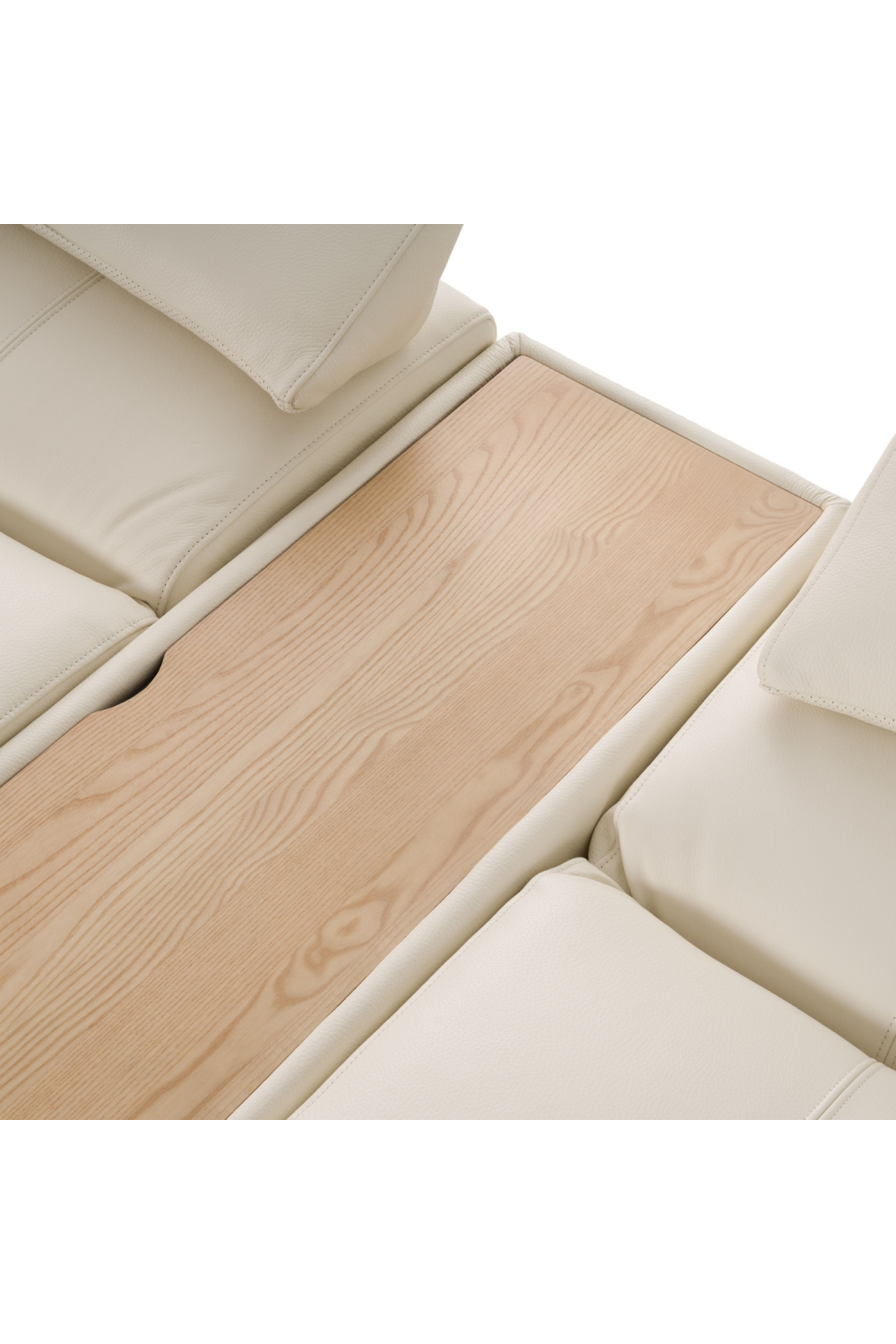   White Leather 7-Piece Modular Sofa | Oroa.com