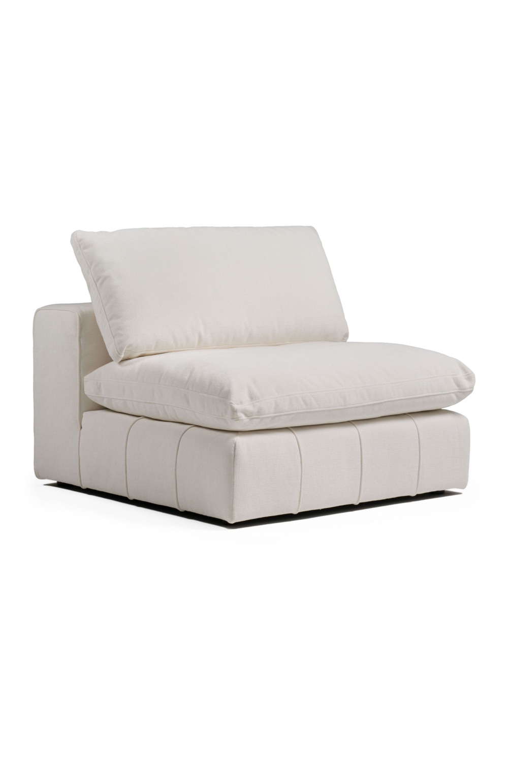   White Armless Modular Sofa | Oroa.com