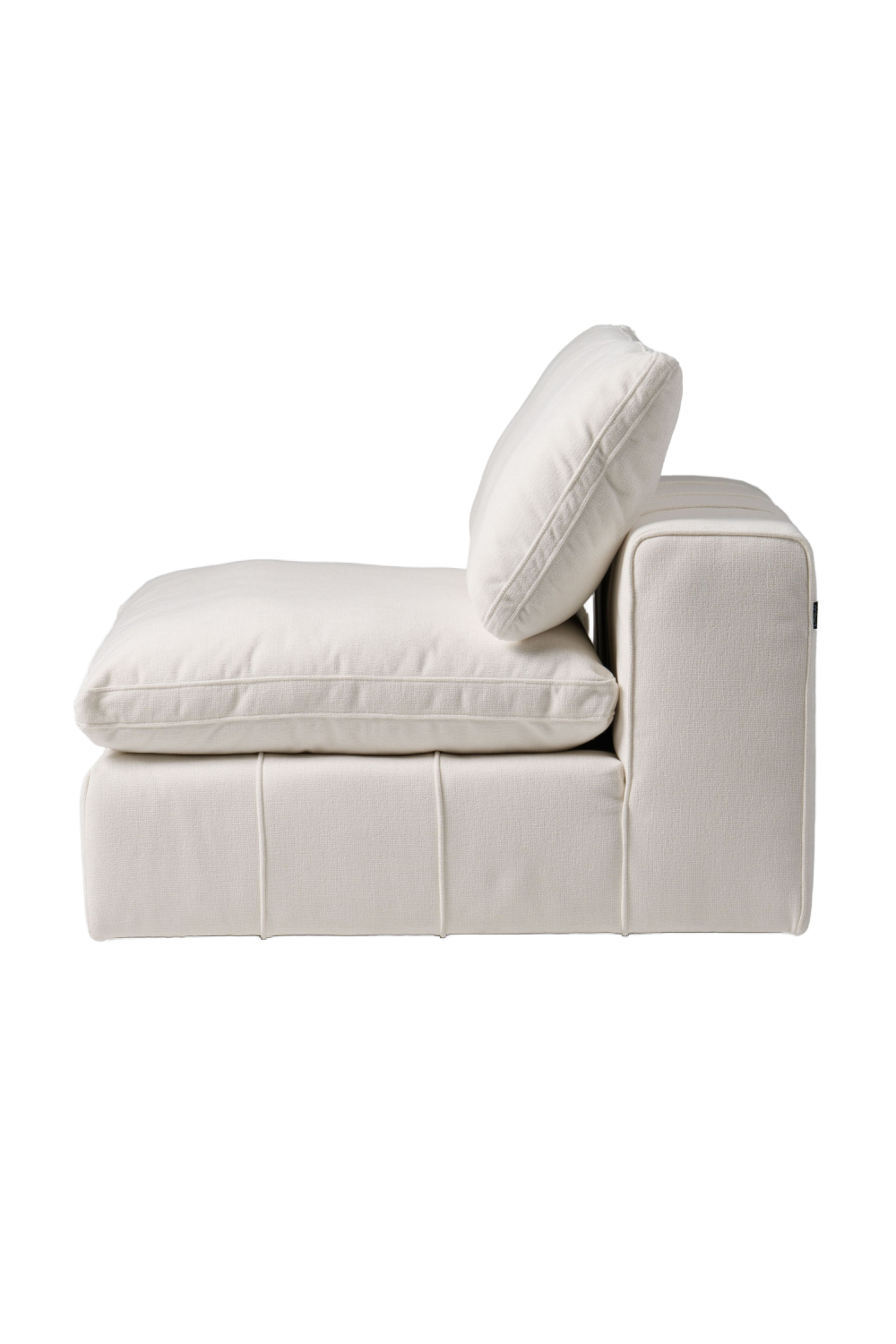   White Armless Modular Sofa | Oroa.com