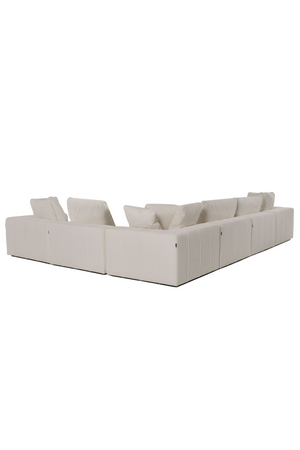   White Armless Modular Sofa | Oroa.com