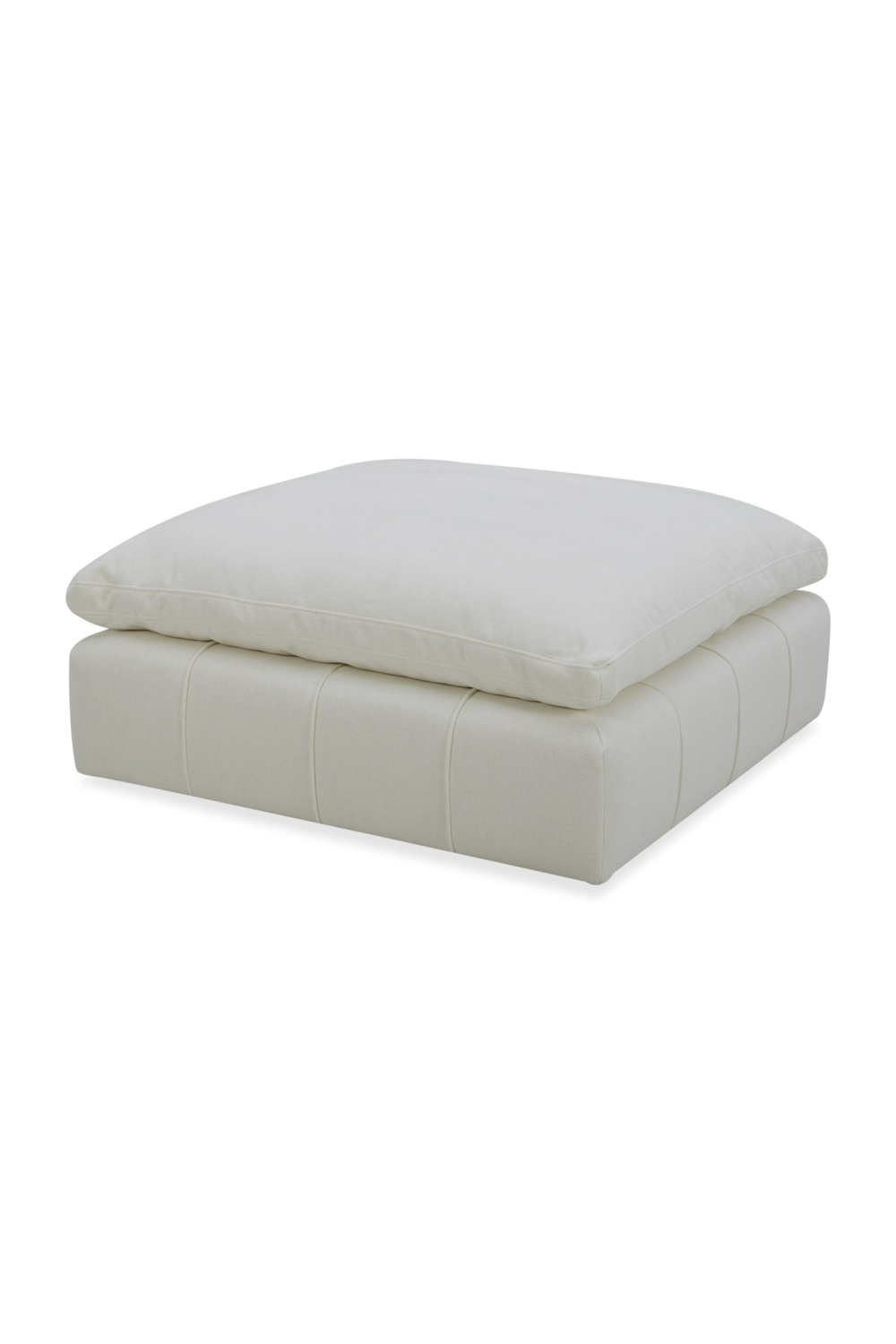   Fabric Square Ottoman | Oroa.com