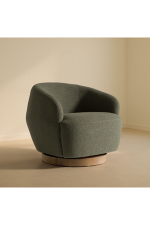   Hemp Fabric Swivel Accent Chair | Oroa.com