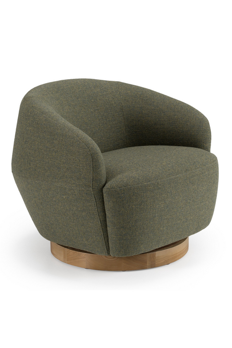   Hemp Fabric Swivel Accent Chair | Oroa.com