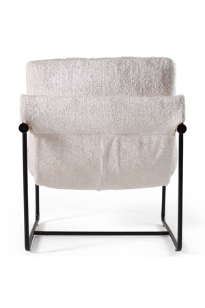   Wood-Armed Beige Accent Chair | Oroa.com