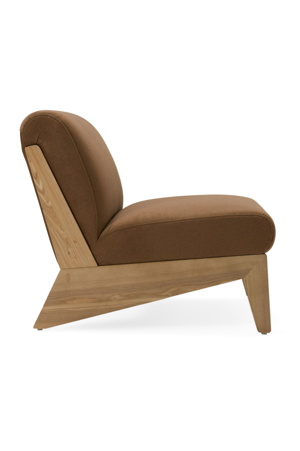   Wood Base Accent Chair | Oroa.com