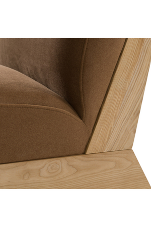  Wood Base Accent Chair | Oroa.com