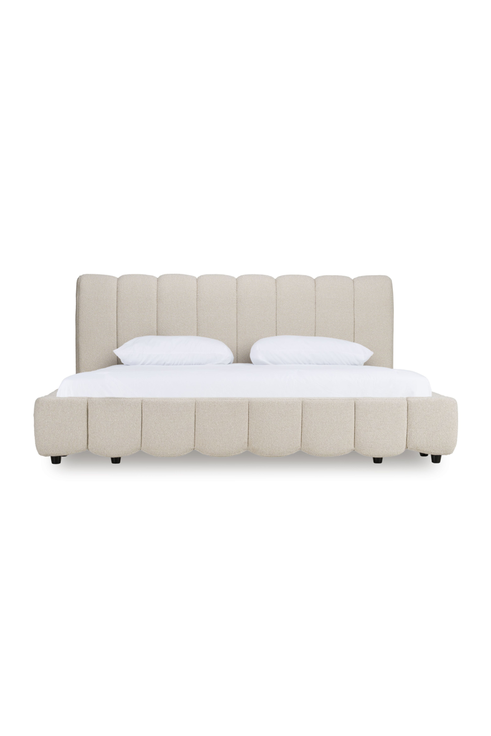   White Linen Bed | Oroa.com