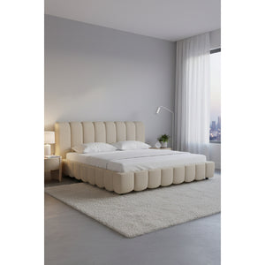   White Linen Bed | Oroa.com