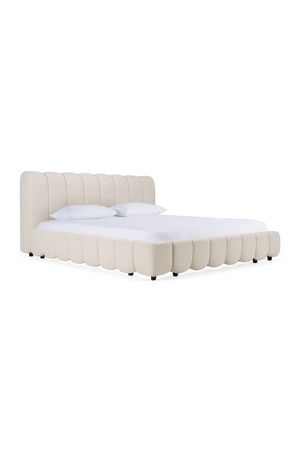   White Linen Bed | Oroa.com