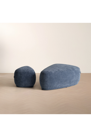   Blue Free-form Ottoman | Oroa.com