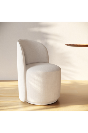   Upholstered Swivel Dining Chair | Oroa.com