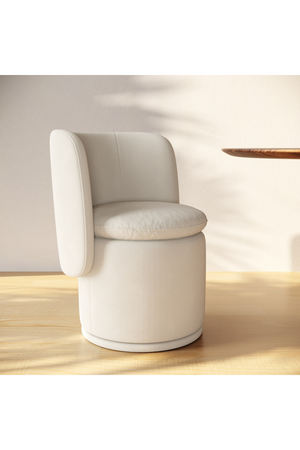   Rounded Swivel Dining Chair | Oroa.com