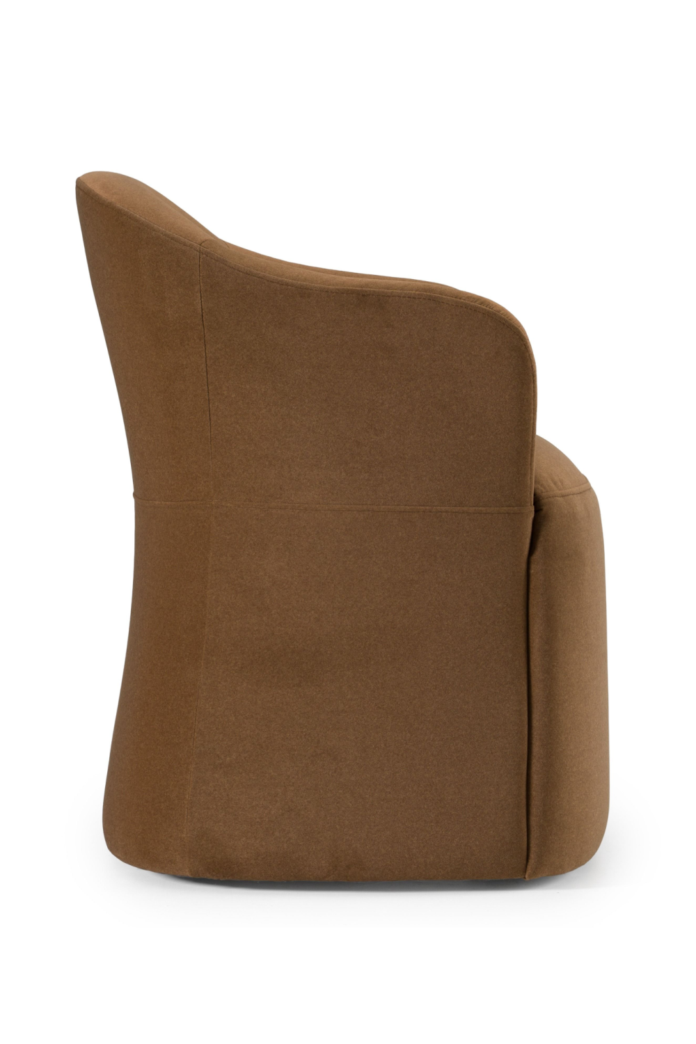   Brown Wheeled Dining Chair | Oroa.com