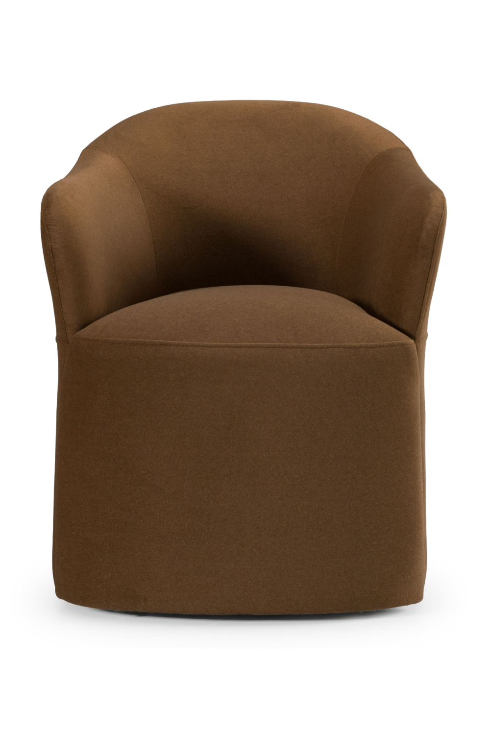   Brown Wheeled Dining Chair | Oroa.com
