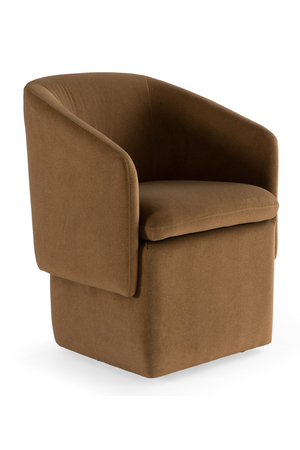   Curved Wheeled Dining Chair | Oroa.com