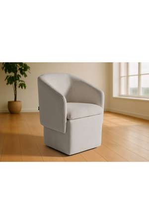   Curved Wheeled Dining Chair | Oroa.com