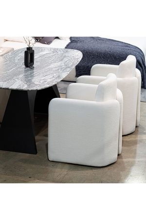   White Upholstered Dining Chair | Oroa.com