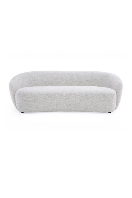   White Round-Back Sofa | Oroa.com