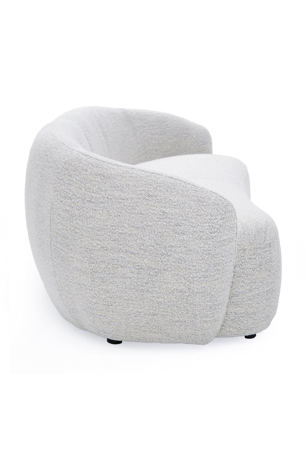   White Round-Back Sofa | Oroa.com