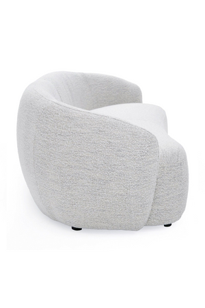   White Round-Back Sofa | Oroa.com