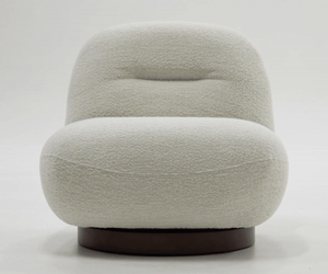   Fabric Upholstered Swivel Chair | Oroa.com
