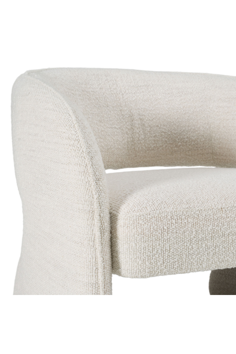   Cream Cut-out Accent Chair | Oroa.com