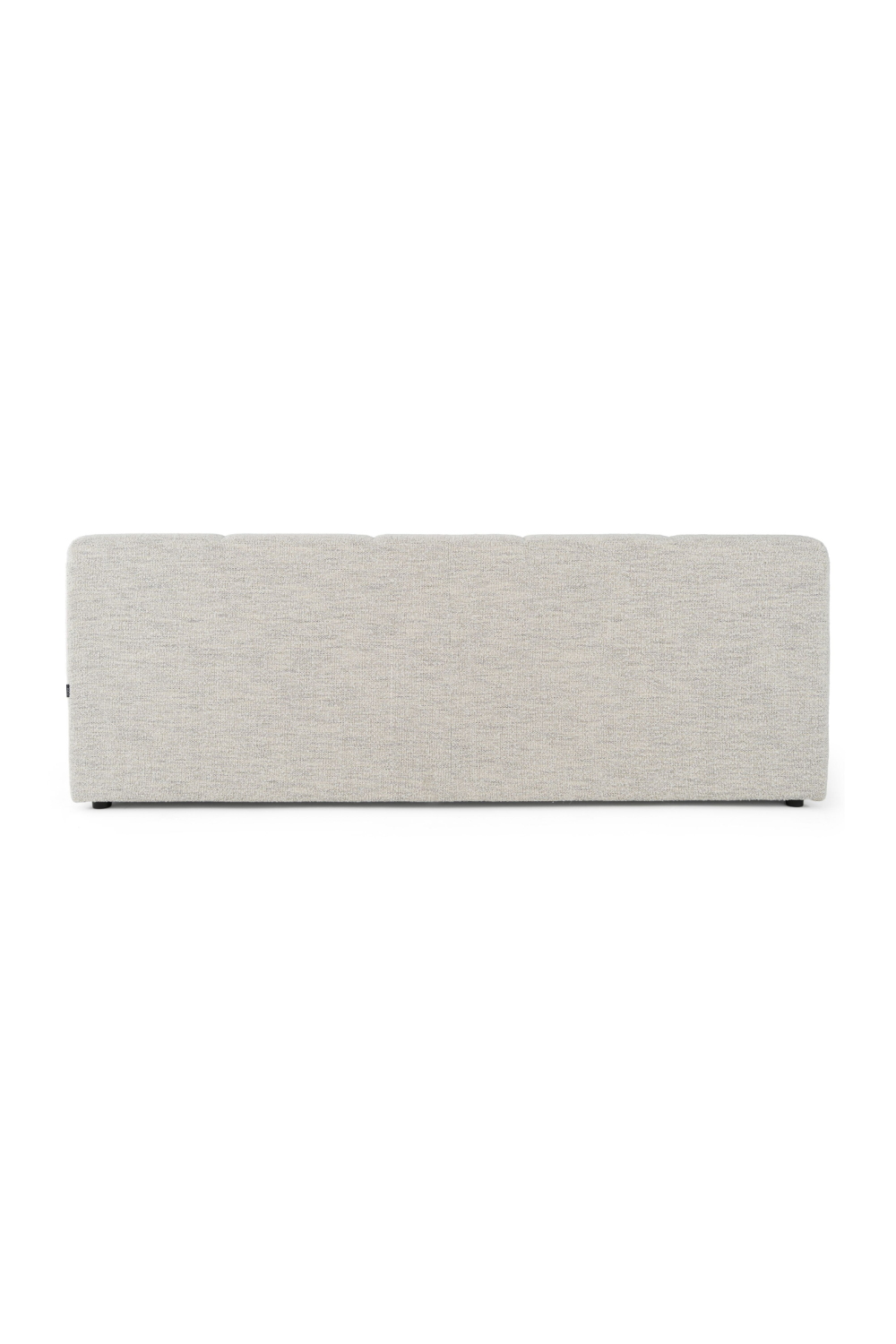   Channel-Tufted Cream Bed | Oroa.com