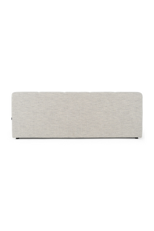  Channel-Tufted Cream Bed | Oroa.com