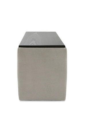   Gray Upholstered Console Table | Oroa.com