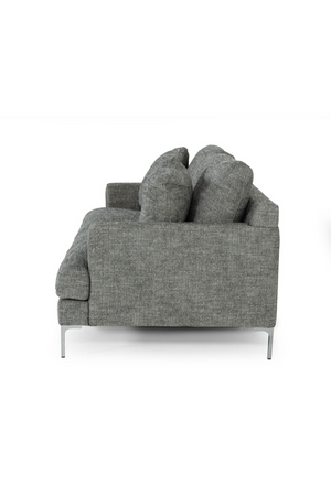   Square-Armed Gray Sofa | Oroa.com