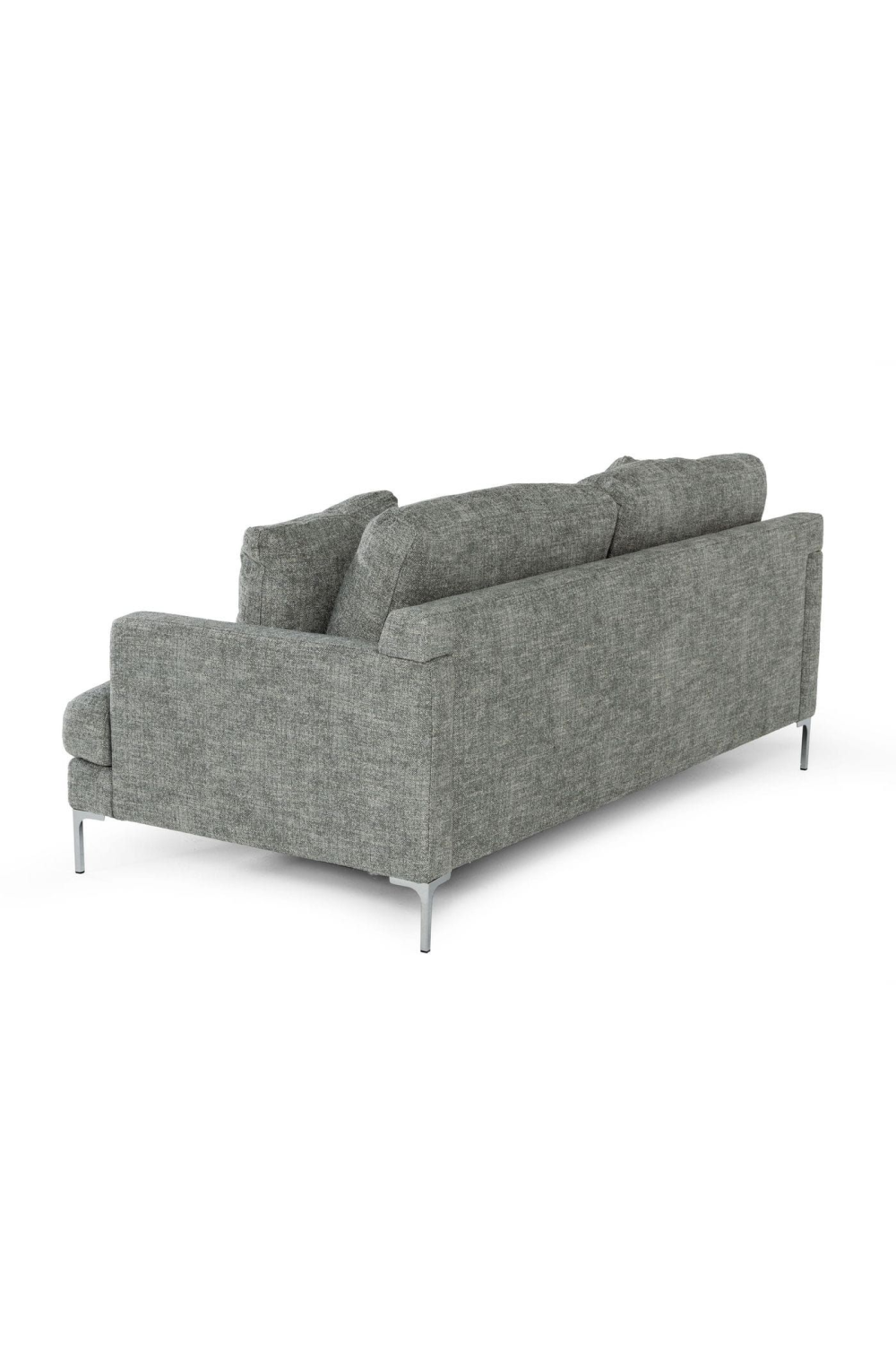   Square-Armed Gray Sofa | Oroa.com