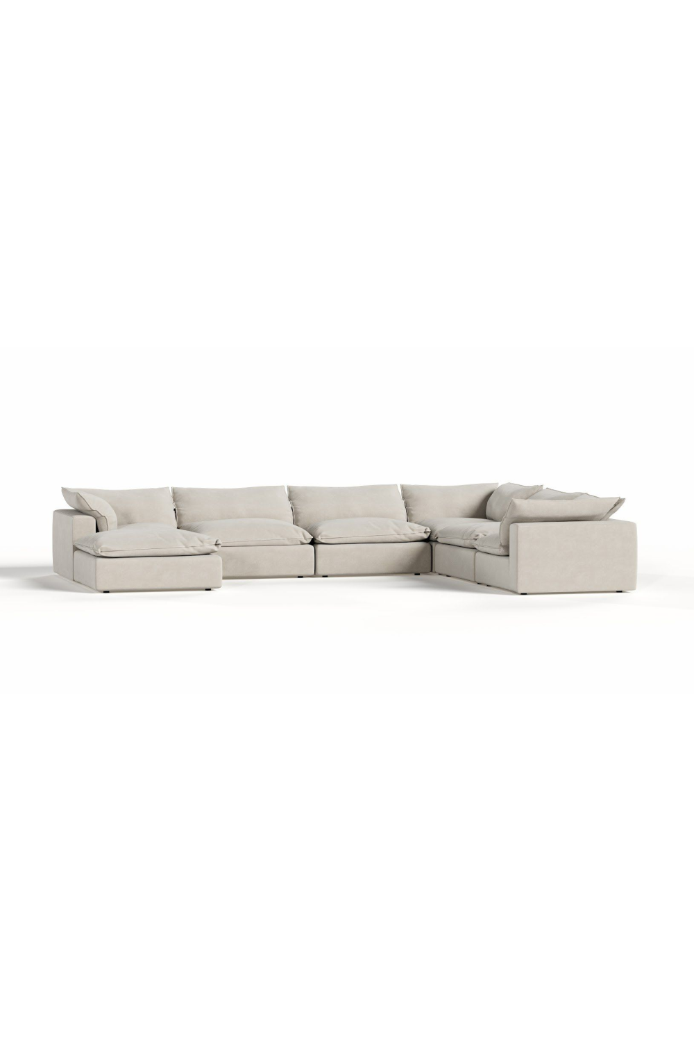   Gray Modular Sectional Sofa | Oroa.com