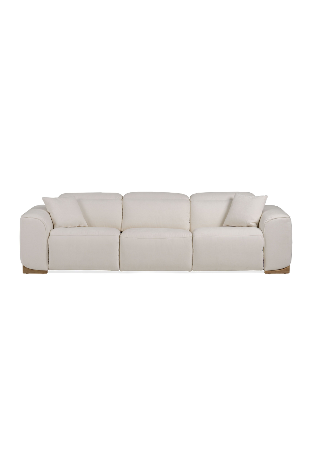   White Fabric Recliner Sofa | Oroa.com