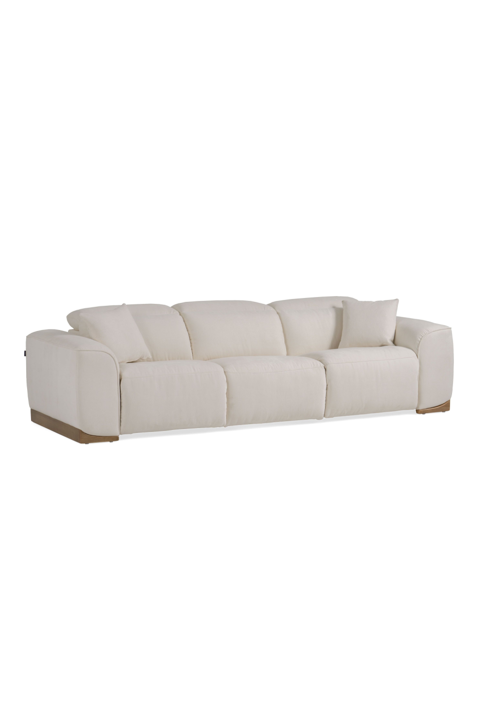  White Fabric Recliner Sofa | Oroa.com