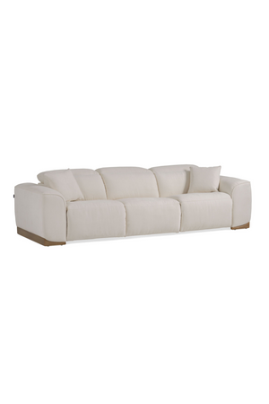   White Fabric Recliner Sofa | Oroa.com