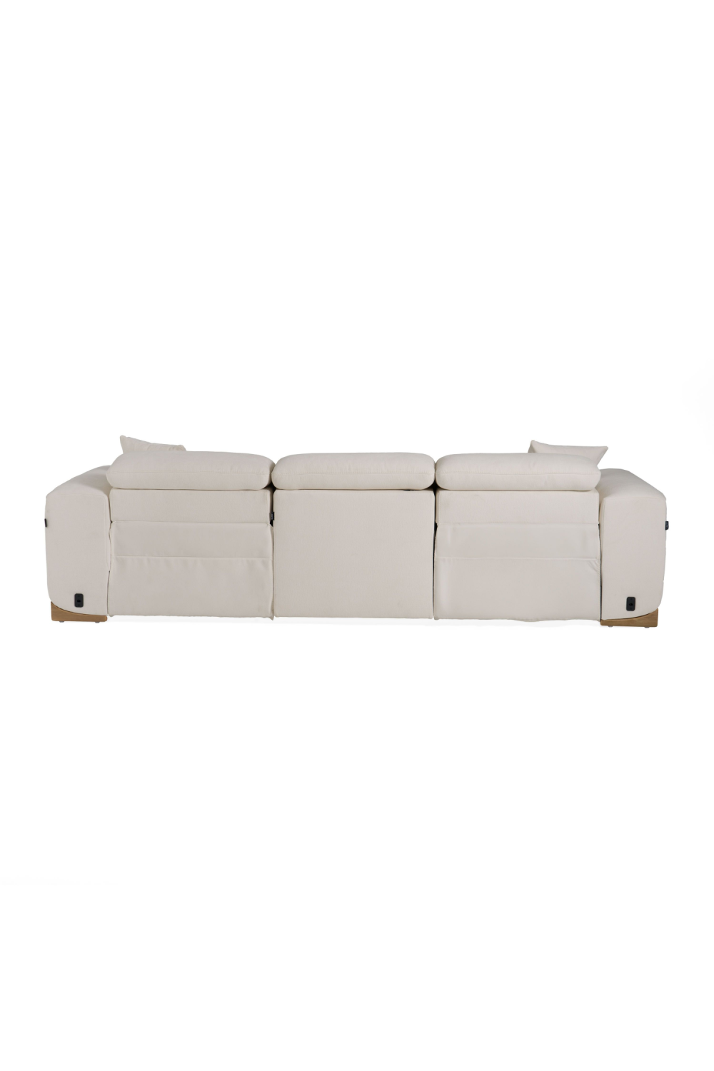   White Fabric Recliner Sofa | Oroa.com