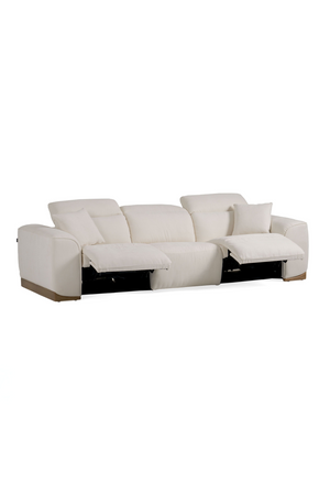   White Fabric Recliner Sofa | Oroa.com