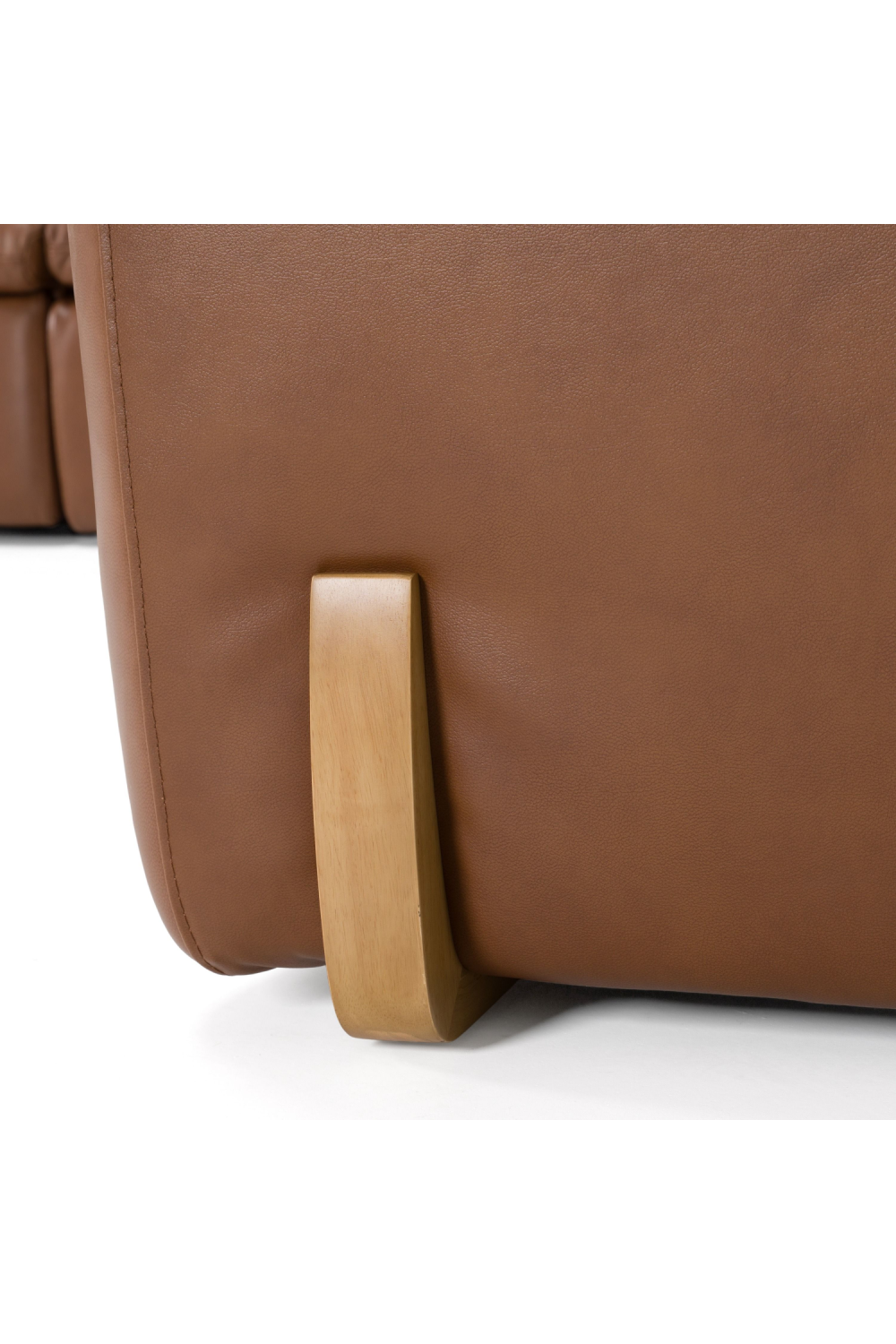   Brown Leather Sectional Recliner Sofa | Oroa.com