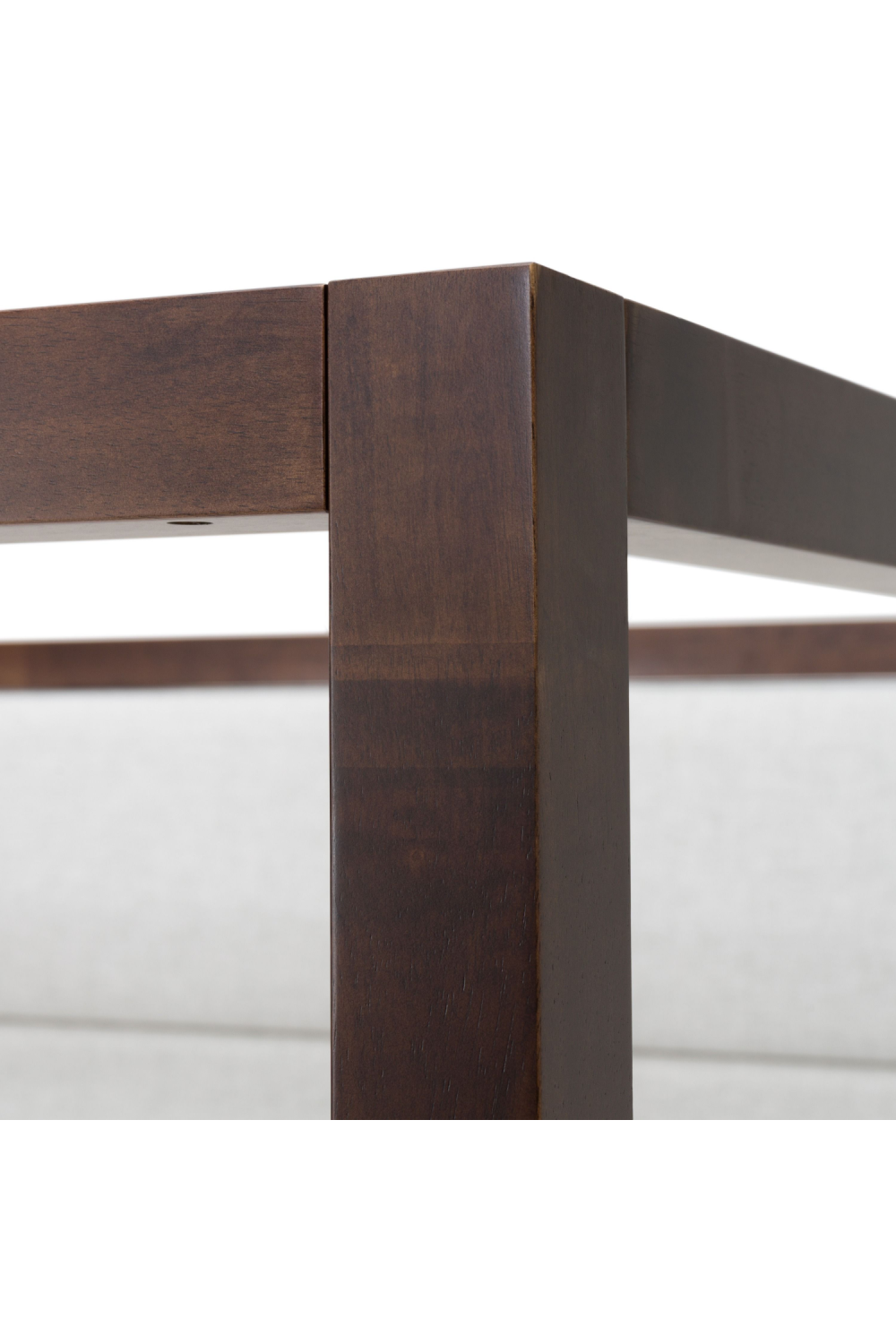   Brown Oak Canopy Bed | Oroa.com