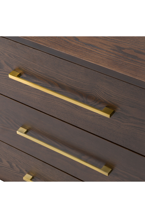   Brown Oak 6-Drawer Dresser | Oroa.com