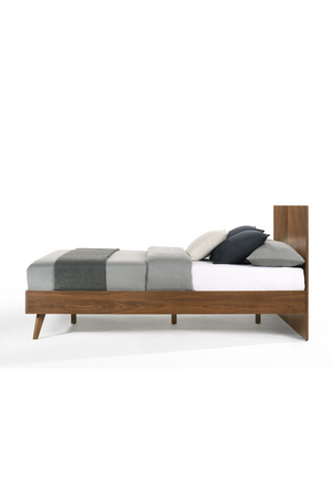   Walnut Veneer Bed | Oroa.com