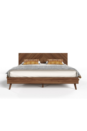   Walnut Veneer Bed | Oroa.com