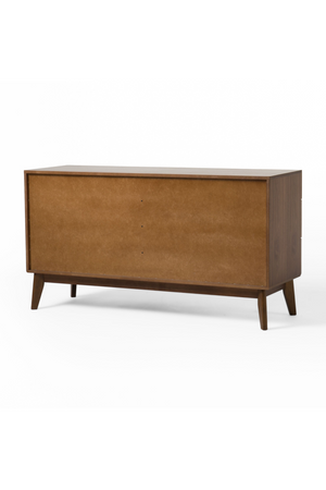   6-Drawer Walnut Veneer Dresser | Oroa.com