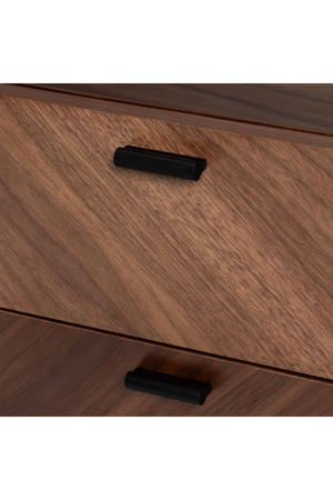   6-Drawer Walnut Veneer Dresser | Oroa.com